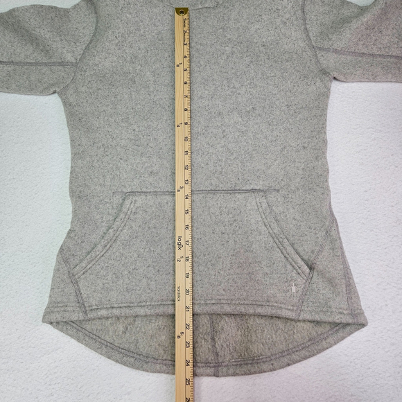 Smartwool Cozy Lodge Funnel Neck Pullover Womens M Wool Blend Gray SW017030 - Picture 8 of 13